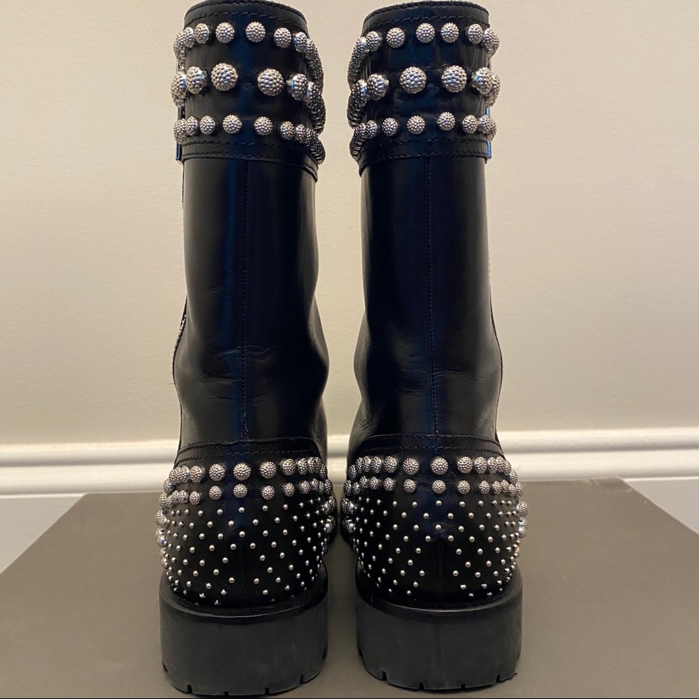 Alexander McQueen Studded Ankle Boots - Picture 6 of 11